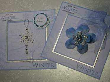 Winter paper toppers